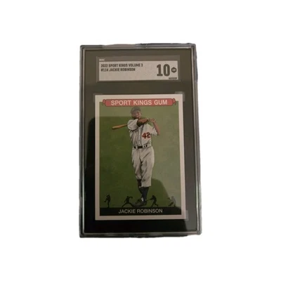 2022 Sports Kings Volume 3 #114 Jackie Robinson SGC 10 - Image 1 of 2