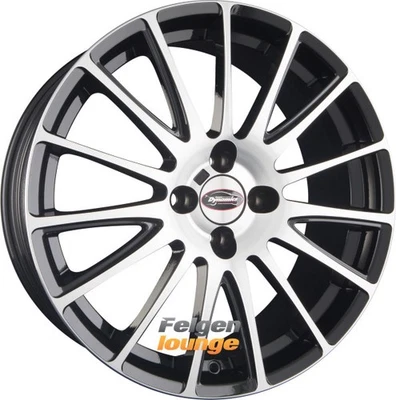 4x TEAM DYNAMICS JET-GT Gloss Black Machined Face 7,5x18 ET35 4x108 - Bild 1 von 4