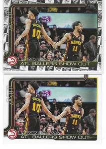 2025-26 Topps #282 ATL Ballers Season Tip Off Foil & base Atlanta Hawks - Picture 1 of 1