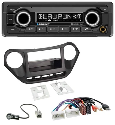 Blaupunkt Bluetooth DAB MP3 USB Autoradio für Hyundai i10 (ab 2013) AUX USB - Bild 1 von 4