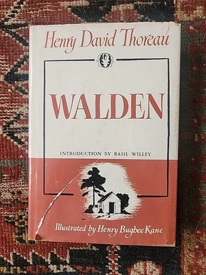Walden by Henry David Thoreau 1951 1st Ed. Hardcover DJ  Illustrated - Image 1 of 4