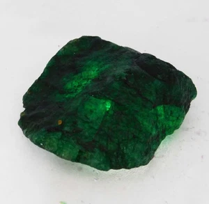 Green 48 Ct Natural Emerald Huge Rough Earth Mined Loose Gemstone - Picture 1 of 6