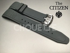 Citizen Eco-Drive 23mm Black Rubber Watch Strap CA0421-04E, CA0420-07E (NO PINS) - Picture 1 of 8