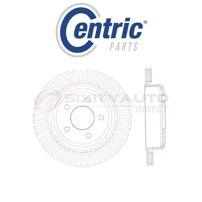 Centric C-TEK Disc Brake Rotor for 2010-2011 Ford Ranger 2.3L 4.0L L4 V6 - op Foto 1 de 4