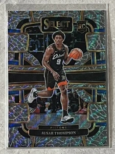 2023-24 Select Ausar Thompson Rookie RC SP Elephant Prizm #95 Detroit Pistons - Picture 1 of 2
