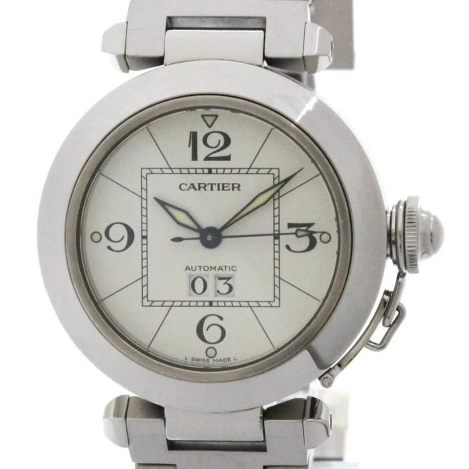 Reloj Unisex CARTIER Pasha C Big Date Acero Automático W31055M7 Pulido BF584711 Foto 1 de 1