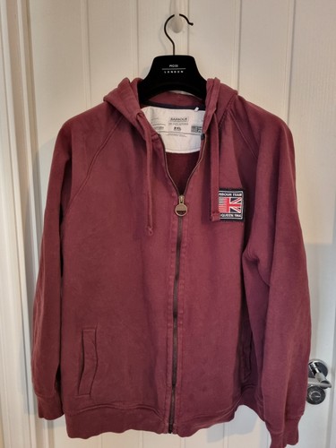 ALEXANDER MCQUEEN Felpa con cappuccio XXL STEVE McQUEEN BARBOUR INTERNATIONAL Merlot full zip scatola in pile34