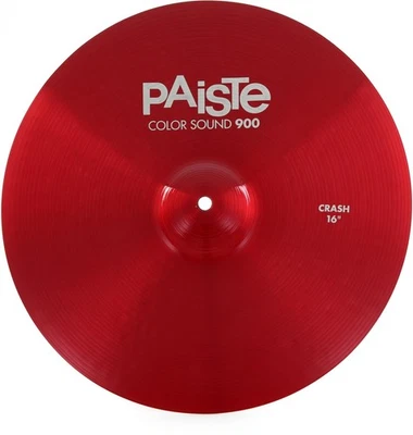 Platillo Paiste 16" Color Sound 900 rojo Crash Foto 1 de 4