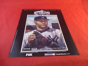 2001 All Star Game Derek Jeter New York Yankees MLB Program Display Cover Only - Picture 1 of 2