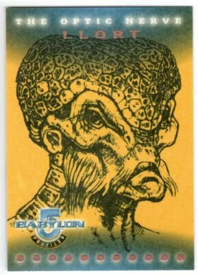 BABYLON 5 1999 SKYBOX PROFILES ON4 THE OPTIC NERVE INSERT CARD LLORT - Image 1 of 2