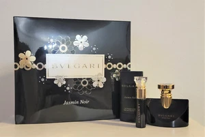 3pc Set BVLGARI Jasmin Noir 1.7oz edp +.34 oz edp + 2.5 oz gel for women femme - Picture 1 of 1