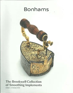 BONHAMS SMOOTHING IMPLEMENTS IRONS Brookwell Coll OAK INTERIOR Catalog 2019 - Picture 1 of 2