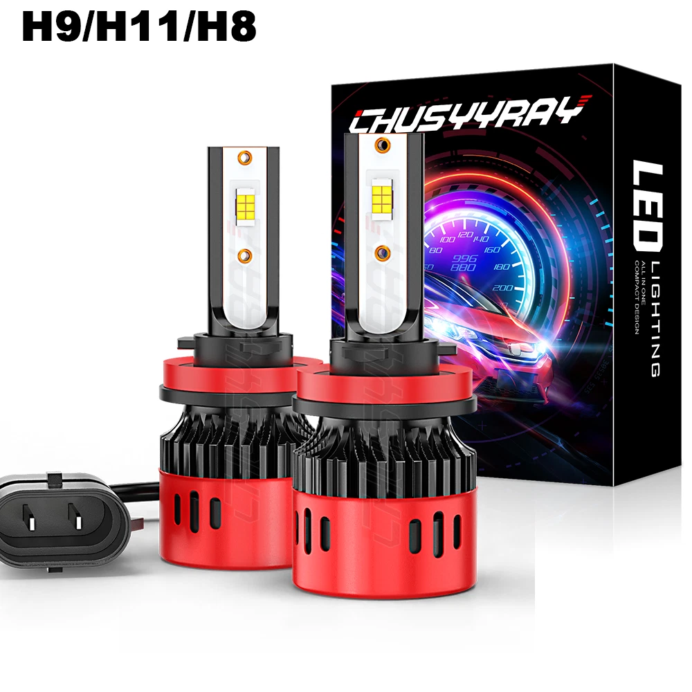 D H7 H11 Faros Led Bombillas De Haz Alto Y Bajo 18000lm | Meses Sin Interés