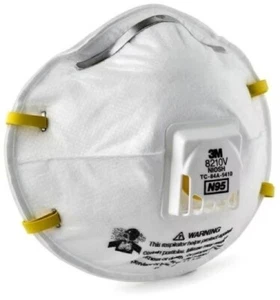 Respirador de partículas 3M 8210V, 10 cada uno/paquete - Imagen 1 de 6