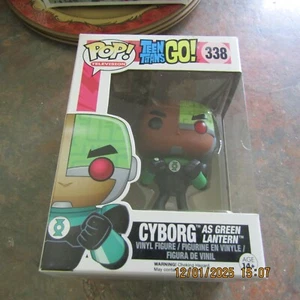 Pop Funko Teen Titans GO Cyborg as Green Lantern Number 338 NIB - Picture 1 of 10