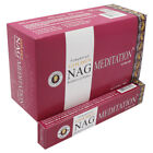 Golden Nag Méditation Masala Bâtons d'encens Agarbatti Paquet de 12 x 15 g...
