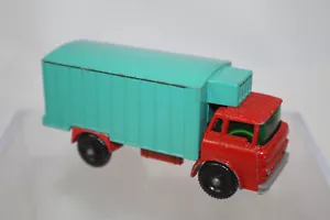 Vintage Lesney Matchbox Series No. 44 GMC Refrigerator Truck Red/Green no door - Picture 1 of 6