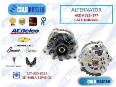 Alternator ACDelco 321-377 GM 10463086 Engine 5.0L 305Cu. In. V8 GAS - Image 1 of 4