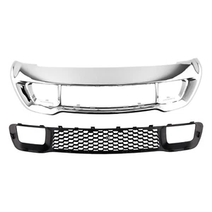 Front Lower Grille Trim Molding Cover Kit for Jeep Grand Cherokee 2014 2015 2016 - Picture 1 of 10