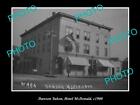 OLD 8x6 HISTORIC PHOTO OF DAWSON YUKON VIEW OF HOTEL McDONALD CANADA c1900