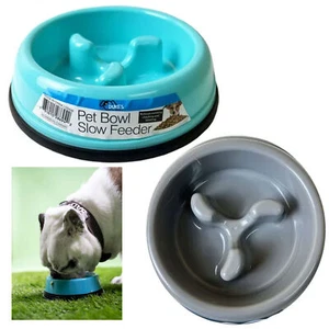 Slow Feeder Dog Bowl AntiBloat No Gulp Interactive Feeding for Pets - Picture 1 of 1