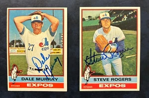 STEVE ROGERS (ONLY) autograph 1976 TOPPS signed card EXPOS 76 - Picture 1 of 2