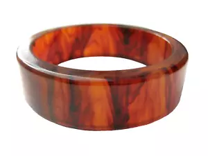 breiter original Art Deco Bakelite Armreifen Marbled Bangle Bracelet _ Nr.131 - Bild 1 von 5