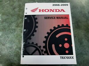 2008-2009 Honda TRX 700XX 700 XX Service Manual OEM 61HP601
