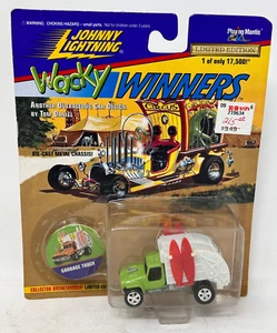 Vintage Johnny Lightning Wacky Winners Green Garbage Truck - Picture 1 of 3