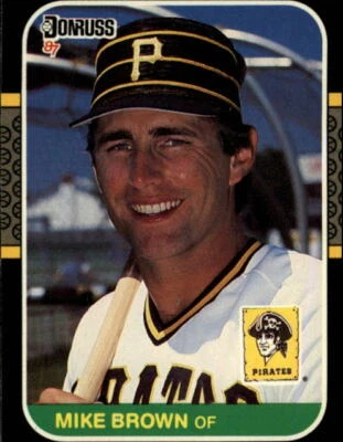 1987 Donruss #168 Mike C. Brown OF - NM - Image 1 of 2