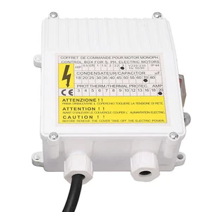 2.2KW 70uf 20A Deep Well Pump Control Box 3.0HP Submersible Switch Controller@ - Picture 1 of 12