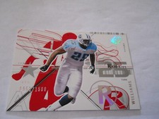 TANK WILLIAMS 0951/1500 ROOKIE CARD TENNESSEE TITANS 2002 SPX