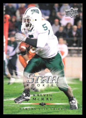 2008 Upper Deck Kalvin McRae #260 Kansas City Chiefs Football Card - Image 1 of 2