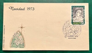 URUGUAY * "CHRISTMAS 1973" - FDC - Picture 1 of 1