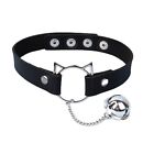 Punk Gothic Leather Collar Halloween Christmas Choker Necklace Jewelry