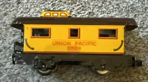 Vintage Marx Union Pacific #3824 Caboose 4 Wheel O Gauge - Picture 1 of 7