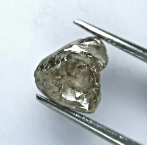 Big Raw Diamond 2.59tcw Greenish Gray Sparkling Natural Antique Shape For Gift - Picture 1 of 12
