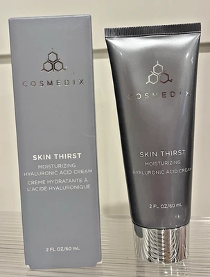 Cosmedix Skin Thirst Hyaluronic Acid Cream 2oz / 60mL - New & Sealed   FRESH!! - Image 1 of 3