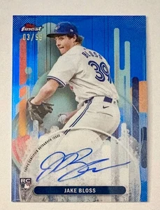 2025 Topps Finest #FA-JBL Jake Bloss Blue Auto #'d /99 Toronto Blue Jays - Picture 1 of 2