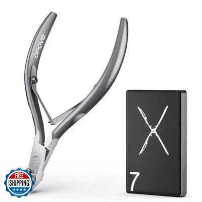 Cuticle Trimmer 3/4 Jaw Extremely Sharp Cuticle Nippers Scissors Stainless St - Image 1 of 4