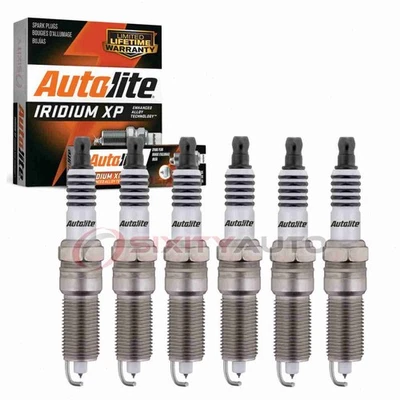 6 свечей зажигания Autolite Iridium XP для зажигания Jeep Wrangler 2007-2011 годов выпуска lm - Изображение 1 из 4