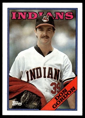 1988 Topps Don Gordon Cleveland Indians #144 - Image 1 of 2