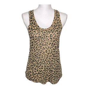 Suéter sin mangas ligero Zadig & Voltaire Nora mezcla de lino leopardo guepardo XS - Imagen 1 de 9