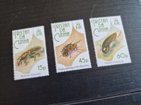 TRISTAN DA CUNHA 1993 SG 539-541 INSECTS MNH Cover
