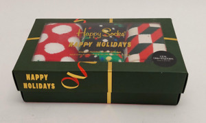 $38 Happy Socks Classic Holidays Sock Gift Set 3 Pairs Cotton Multicoler 10-13