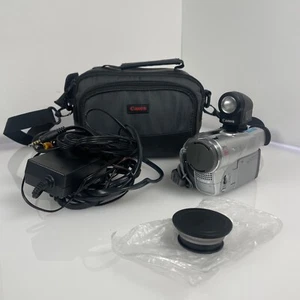 Videocámara Canon Elura 70 MiniDV plateada portátil con zoom digital 360X NTSC - Imagen 1 de 7