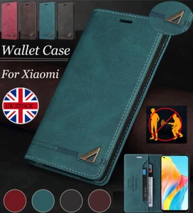 For Redmi Note 13 14 Pro Plus Xiaomi POCO X6 Pro Wallet Case Leather Flip Cover - Picture 1 of 50