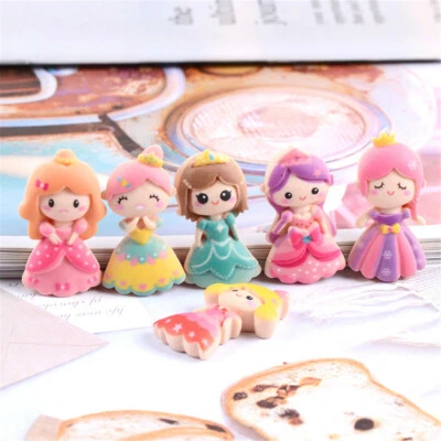 20pcs Mixed Resin Cartoon Princess Flatback Cabochon Phone Case DIY Decor 2-3cm - Image 1 of 4