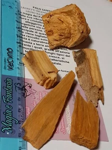 Palo Santo gr 30 Legnetti Irregolari Albero Sacro Incenso Naturale Purifica 66 - Picture 1 of 1