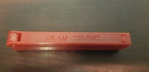 Afilador plegable con mango rojo de grano fino EZE-LAP - Imagen 1 de 3